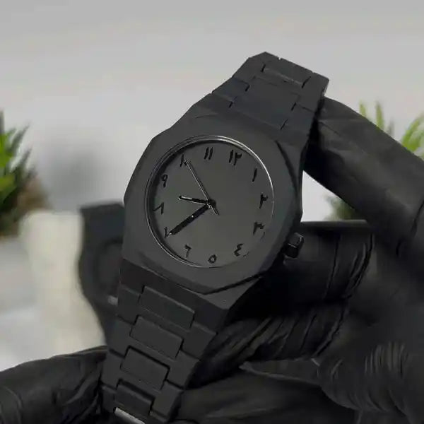 Black Arabic Aura Watch  |  ساعة أورا العربية السوداء