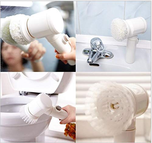 فرشاة التنظيف الكهربائية السحرية (5 في 1) - حل شامل - للاستخدام في كل مكان