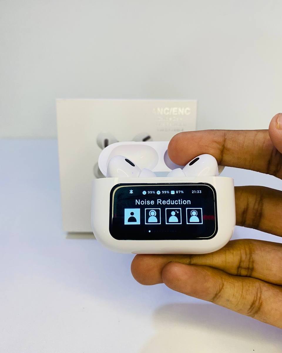 سماعات Airpods Pro A9 LED تعمل باللمس - سماعات أذن ANC+ENC لإلغاء الضوضاء