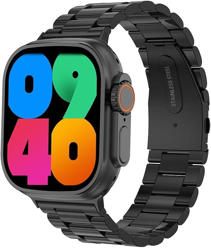 ساعة موج ماكس الذكية ألترا الجيل الثاني - مكالمات بلوتوث، أوضاع رياضية، مقاومة للماء