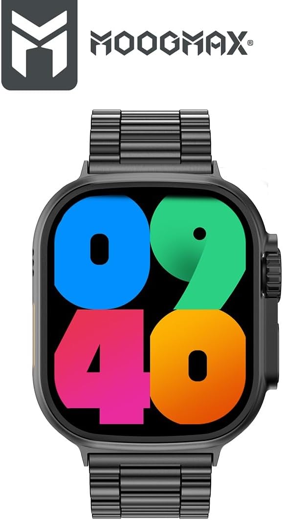 ساعة موج ماكس الذكية ألترا الجيل الثاني - مكالمات بلوتوث، أوضاع رياضية، مقاومة للماء