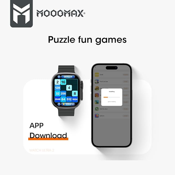 ساعة موج ماكس الذكية ألترا الجيل الثاني - مكالمات بلوتوث، أوضاع رياضية، مقاومة للماء