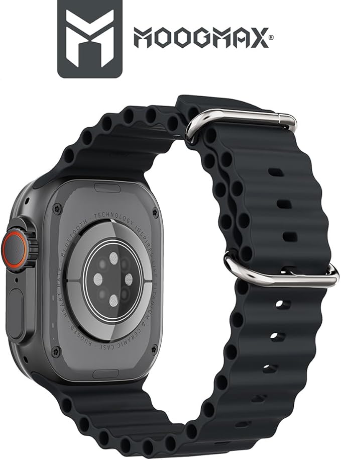 ساعة موج ماكس الذكية ألترا الجيل الثاني - مكالمات بلوتوث، أوضاع رياضية، مقاومة للماء