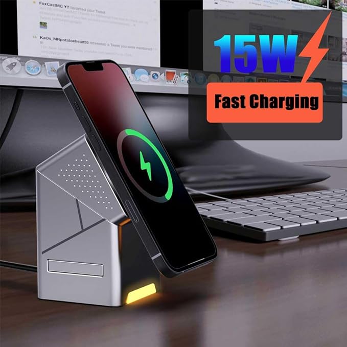 3-in-1 Magnetic Wireless Charger - شاحن لاسلكي مغناطيسي 3 في 1