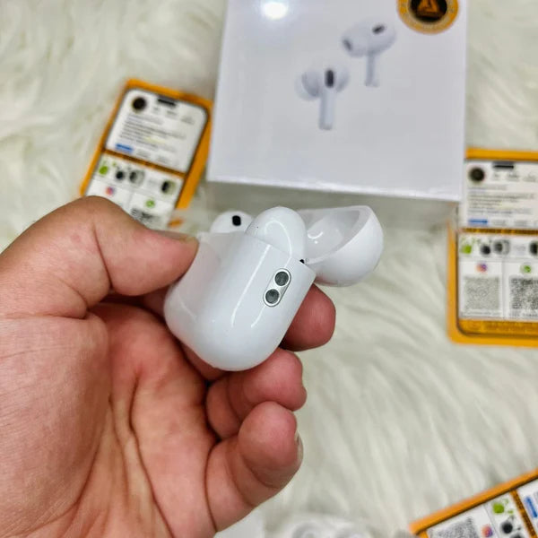 سماعات Airpods Pro 2 - سماعات أذن عالية الجودة - إلغاء الضوضاء النشط + بطارية طويلة الأمد + صوت واضح