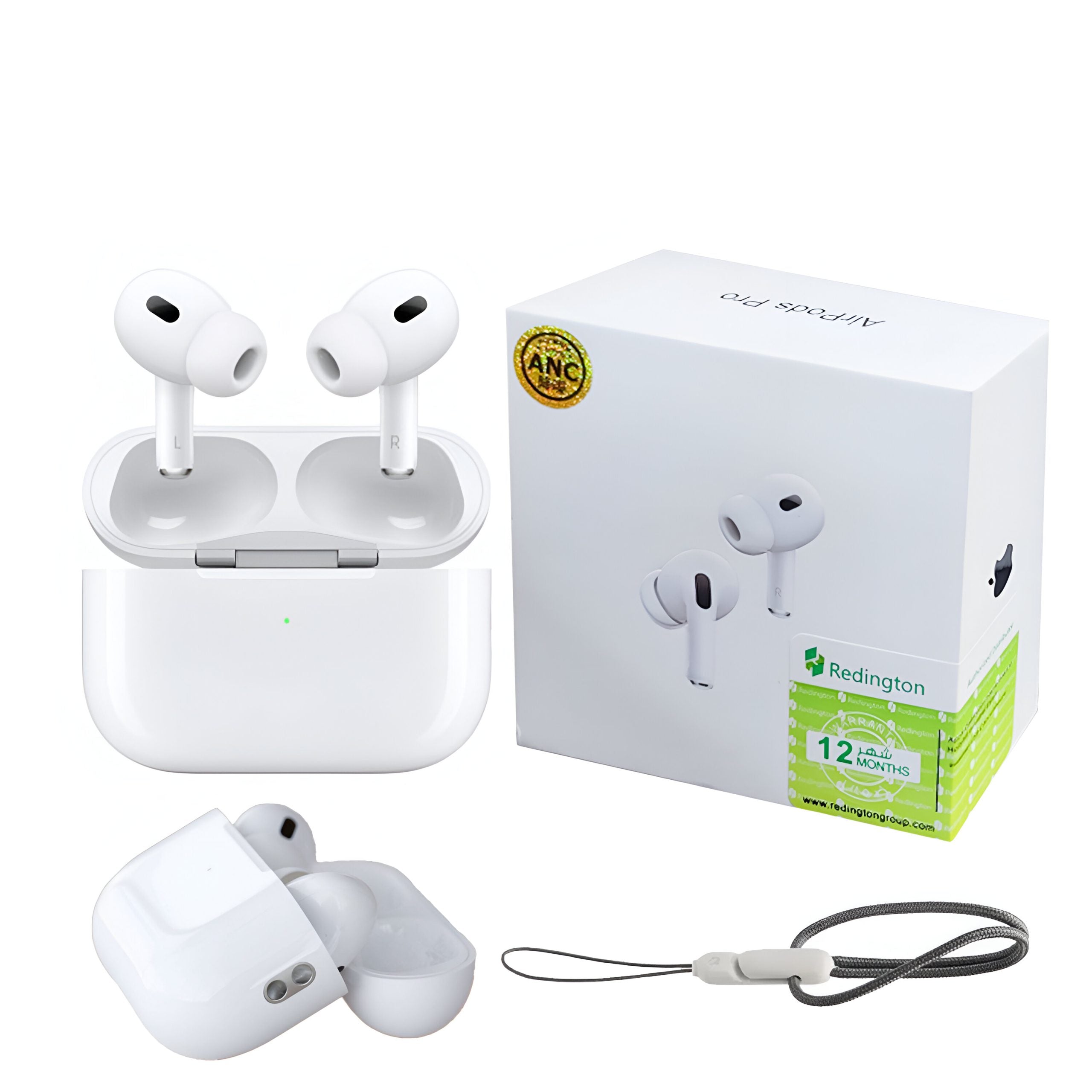 Apple Airbuds Pro الجيل الثاني – Master Copy بجودة عالية مع إلغاء الضوضاء + شحن مجاني