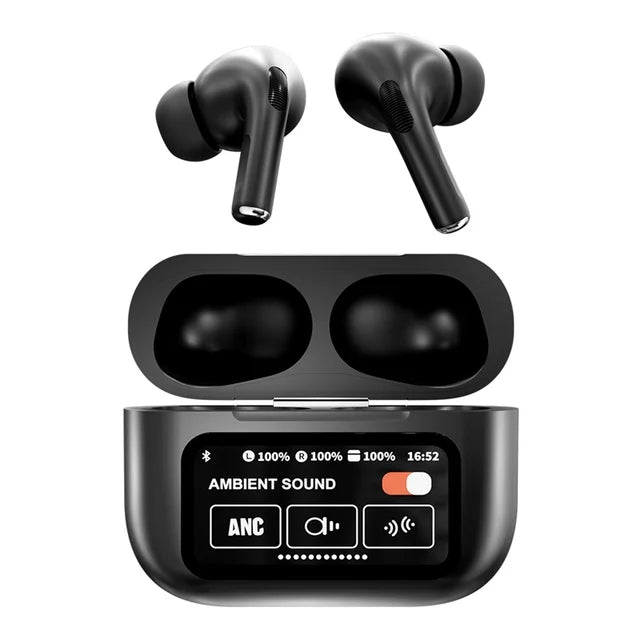 سماعات Airpods Pro A9 LED تعمل باللمس - سماعات أذن ANC+ENC لإلغاء الضوضاء