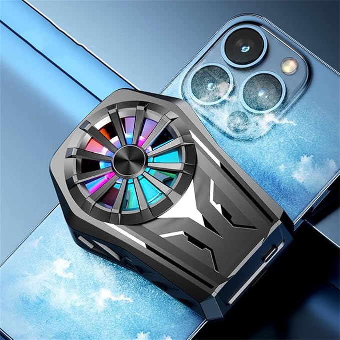 مروحة تبريد متنقلة - مبرد فائق الهدوء يعمل بمنفذ USB للألعاب وتخفيف الحرارة