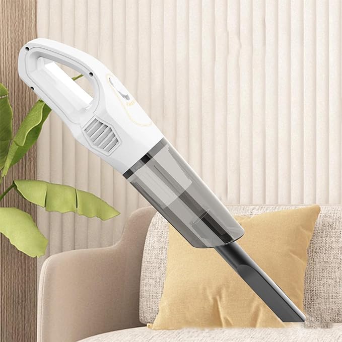 مكنسة كهربائية محمولة ذكية - صغيرة الحجم، شفط قوي، قابلة لإعادة الشحن عبر USB