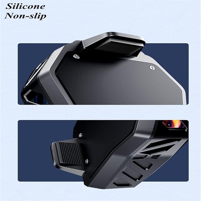 مروحة تبريد متنقلة - مبرد فائق الهدوء يعمل بمنفذ USB للألعاب وتخفيف الحرارة