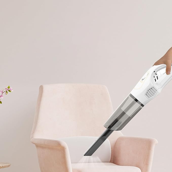 مكنسة كهربائية محمولة ذكية - صغيرة الحجم، شفط قوي، قابلة لإعادة الشحن عبر USB